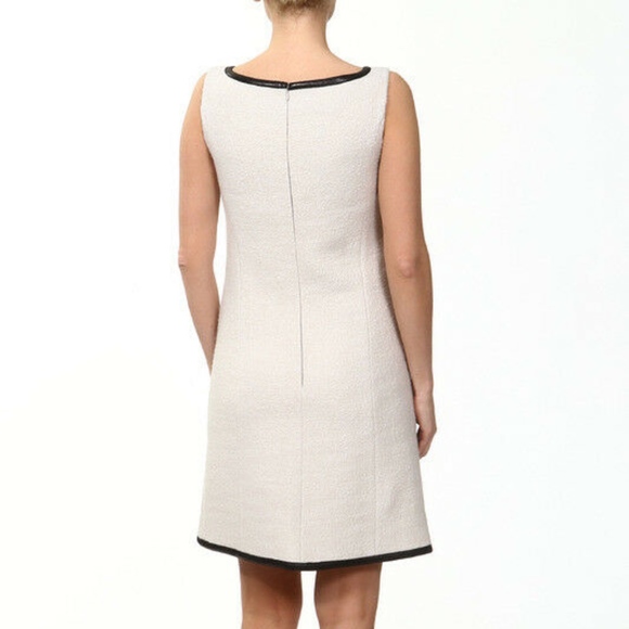 Prada Black Leather Trim Sleeveless Dress 38 - Picture 4 of 8